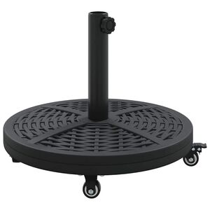 vidaXL P&auml;ikesevarju jalg 15.2 kg Must Raud Ring