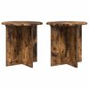 vidaXL Taimede alus 2 pcs Suitsutatud tamm 40 x 40 x 40 cm Tehispuit