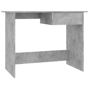 vidaXL kirjutuslaud, betoonhall, 100 x 50 x 76 cm tehispuit