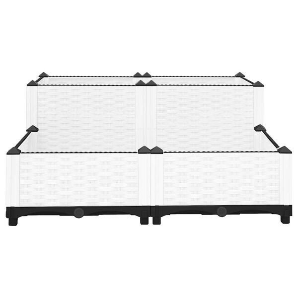 vidaXL taimekast 80 x 80 x 38 cm, pol&uuml;prop&uuml;leen