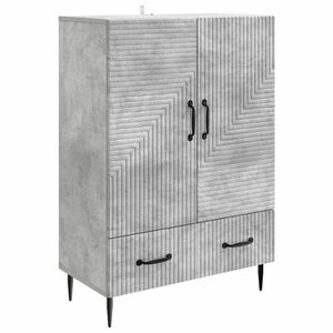 vidaXL K&otilde;ide sahtliga Betoonhall 66 x 34,5 x 95 cm Tehispuit