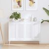 vidaXL Kapiuksed Louvred Design 4 tk Valge 69x29,5 cm