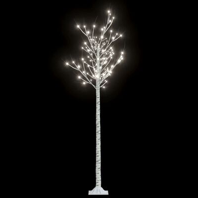 vidaXL jõulupuu 180 LEDi 1,8 m, külm valge paju, tuppa/õue