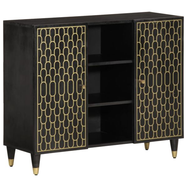 vidaXL puhvetkapp, 90x33x75 cm, mangopuit