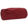 vidaXL Viskab tekid 6 pcs Bordeaux punane 270 x 240 cm Fliis