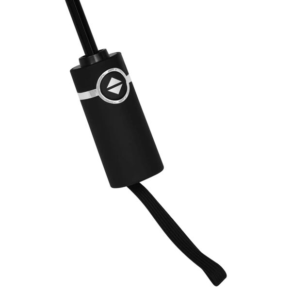 vidaXL automaatselt kokkupandav vihmavari, must, 104 cm