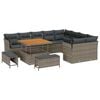 vidaXL Aia Diivanikomplekt padjaga ladustamisega 12 pcs Hall