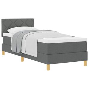 vidaXL Karbi vedrumadrats padjaga peaga Tumehall 80 x 200 cm kangas