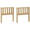 vidaXL K&auml;etugede moodul 2 pcs Valge 60 x 6 x 61 cm Tugev akatsiapuu