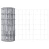 vidaXL Euroopa aed 0,8 x 25 m PVC-kaetud raud