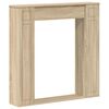 vidaXL Kamina raam Sonoma 100 x 20 x 100 cm Tehispuit