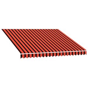 vidaXL Asendatav kailastud kangas Sinine ja Oranž 300 x 250 cm
