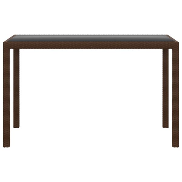 vidaXL 3-osaline aiamööblikomplekt patjadega, polürotang, pruun