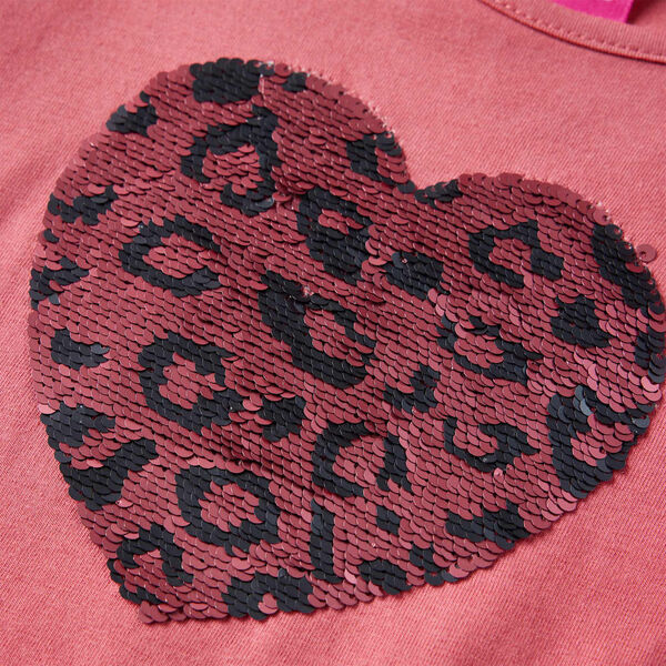 Pikkade varrukatega lastesärk, vanaroosa, 104