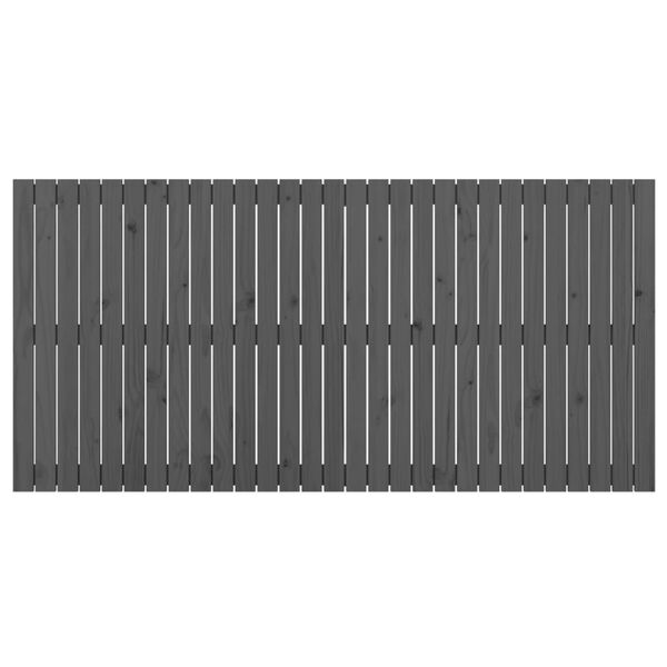 vidaXL seinale kinnitatav voodipeats, hall, 185x3x90 cm, m&auml;nnipuit