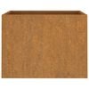 vidaXL taimekast, 62x47x46 cm, Corten teras