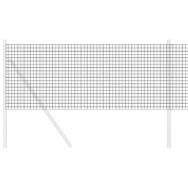 vidaXL Keevitatud Traadi Aed Hall 0.8 x 10 m Teras