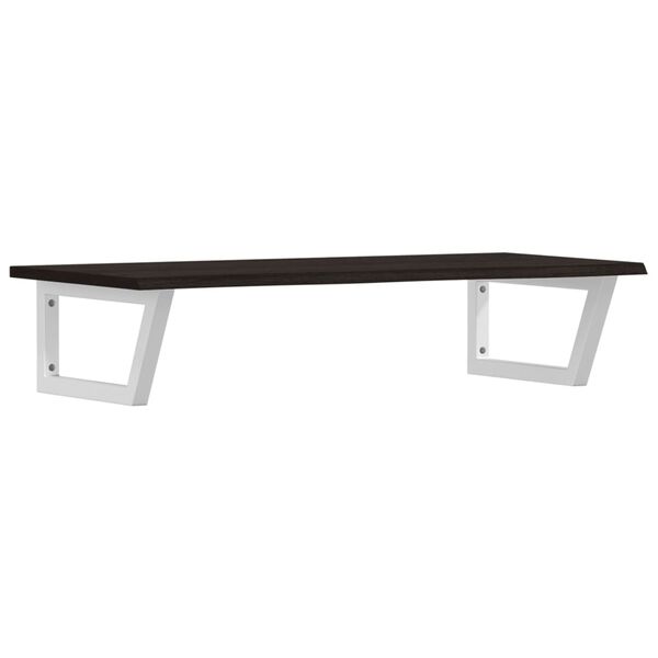 vidaXL seinale kinnitatav valamuriiul, teras ja tammepuit