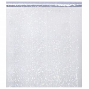 vidaXL aknakile, j&auml;&auml;tunud, 3D vikerkaare muster, 90x1000 cm, PVC