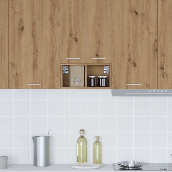 vidaXL Seinakapp ladustamisega K&auml;sit&ouml;&ouml;puu 20 x 29,5 x 40 cm Tehispuit