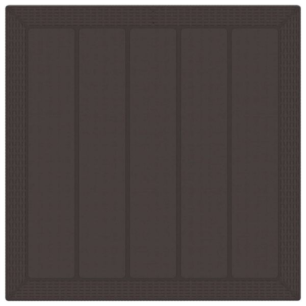 vidaXL Aia s&ouml;&ouml;gilaudade komplekt 3 pcs Pruun Pol&uuml;prop&uuml;leen