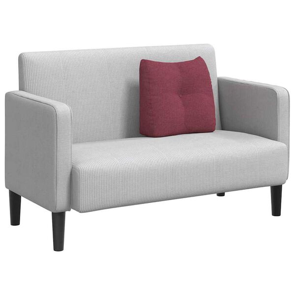 vidaXL Seljatugi padi Veinpunane 45 x 24 x 50 cm kangas