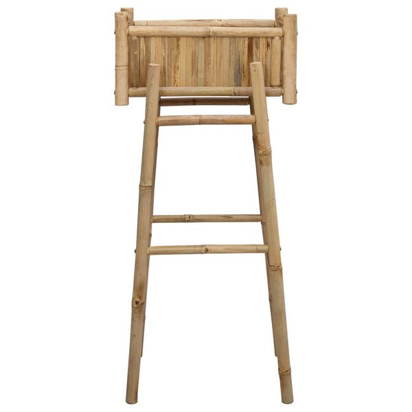 vidaXL Aia Lillepott Hoidjaga Neutraalne 50 x 38 x 114 cm Bambus