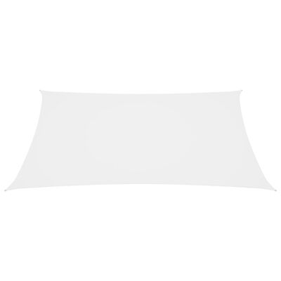 vidaXL oxford-kangast päikesepuri, ristkülik, 2,5 x 4 m valge