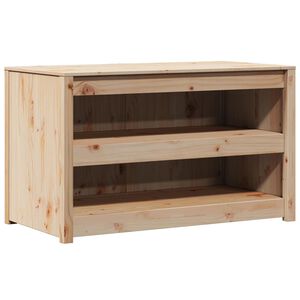 vidaXL Köögikapp riiuliga Pruun 106 x 55 x 64 cm Männipuit