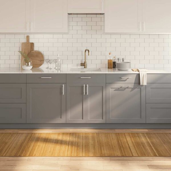 vidaXL vaip, ristk&uuml;likukujuline, naturaalne, 80 x 1000 cm, bambus