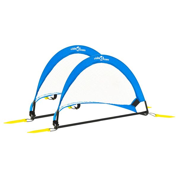 vidaXL laste jalgpalliv&auml;ravad 2 tk hoiukotiga, 75,5x46x48 cm