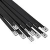 vidaXL Kaabli sidumine 12 tk 7,9 x 250 mm Must