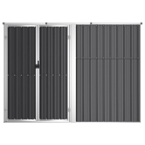 vidaXL aiakuur, antratsiithall, 225x89x161 cm, tsingitud teras