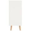 vidaXL puhvetkapp, valge ja Sonoma tamm 90x30x72 cm tehispuit