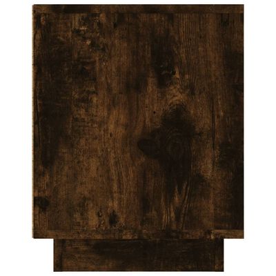 vidaXL telerikapp, suitsutatud tamm, 80 x 35 x 45 cm, tehispuit