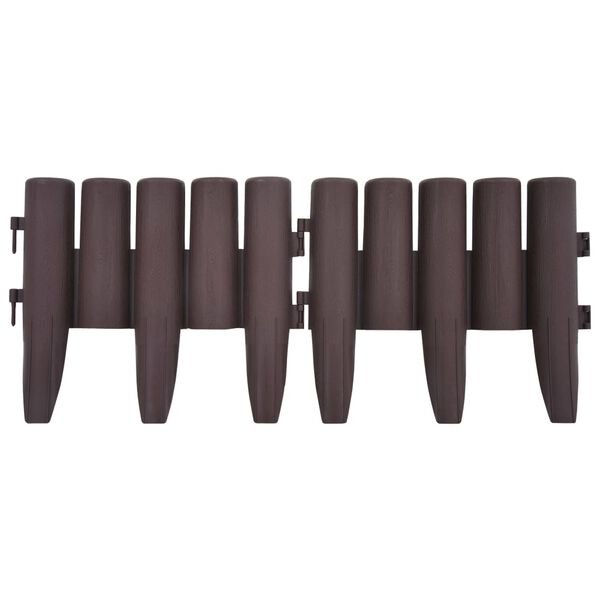 vidaXL murupiirded 36 tk pruun 10 m PP