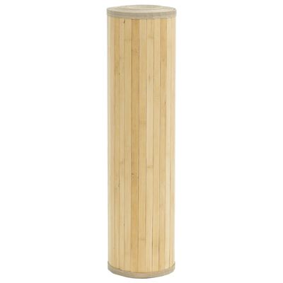 vidaXL vaip, ristkülikukujuline, naturaalne hele, 80 x 100 cm, bambus
