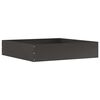 vidaXL Murupiire 60 x 60 x 13 cm Teras Must