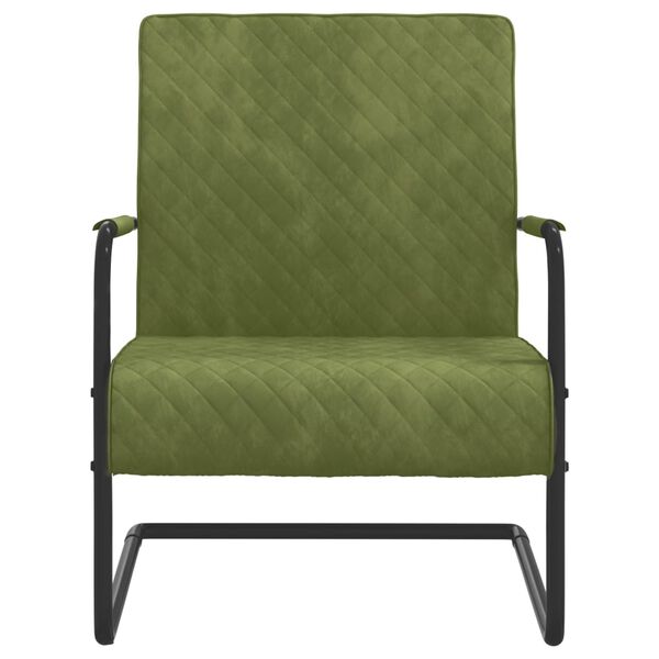 vidaXL konsooldisainiga tool heleroheline samet