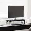 vidaXL Monitori alus Must tamm 55 x 23 x 14 cm Tehispuit