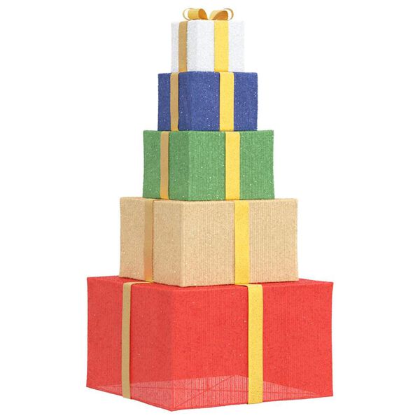 vidaXL J&otilde;ulukaunistus kingituse kast 250 LEDi soe valge