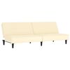 vidaXL 2-kohaline p&auml;evavoodi, kreemjas, kunstnahk