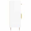 vidaXL puhvetkapp, kõrgläikega valge, 69,5 x 34 x 90 cm, tehispuit