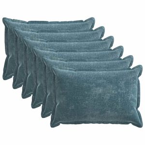 vidaXL Diivanipadi 6 pcs HOUTEN Sinine 50 x 70 cm &Scaron;en&uuml;&uuml;lfabric