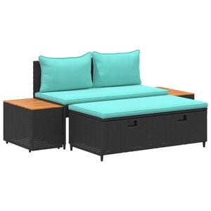 vidaXL V&auml;li diivanikomplekt 4 -Seater 4 pcs 55 x 30 x 39 cm