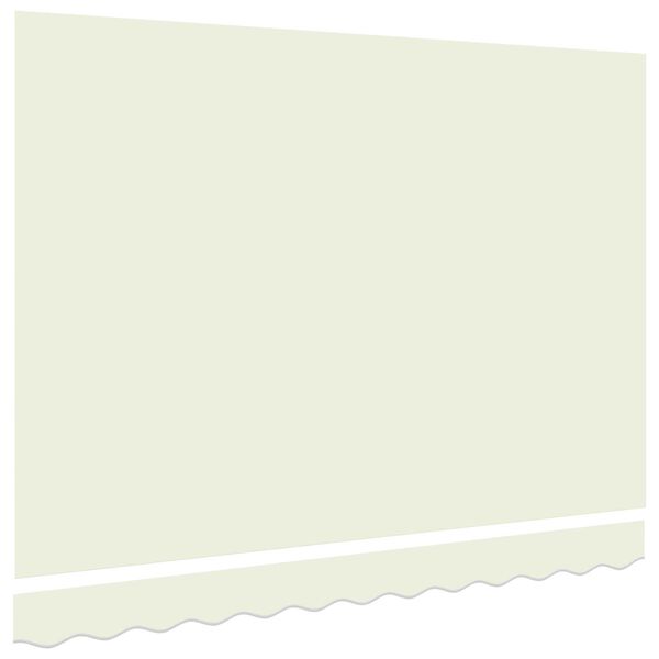 vidaXL Varikatuse asenduskangas cream 330 x 195 cm Pol&uuml;ester