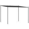 vidaXL varikatus, antratsiithall, 3x3 m 180 g/m&sup2;, kangas ja teras