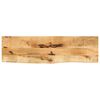 vidaXL lauaplaat, 100x30x2,5 cm, naturaalsete servadega, mangopuit