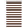 vidaXL sebrakardin, pruun, 125 x 200 cm, kangas, laius 120,9 cm, pol&uuml;ester