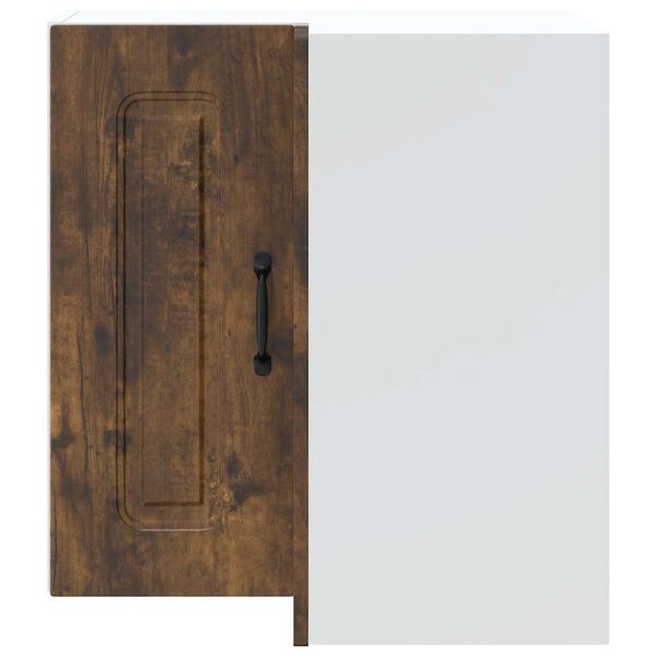 vidaXL Köögiseina nurgakapp, Kalmar, suitsutatud tamm, tehispuit